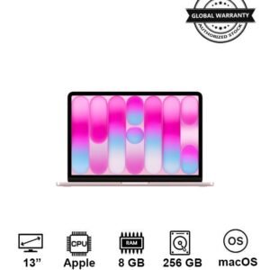 Apple MacBook Neo | 13-Inch Display | A18 Pro, 6-core CPU, 5-core GPU, 16-core Neural Engine Processor | 8GB RAM | 256GB SSD| English Keyboard | International Version | Blush