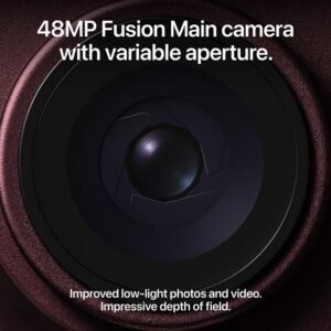 Apple iPhone 18 Pro 256GB (eSIM only) Burgundy 5G With FaceTime - Middle East Version - Image 3
