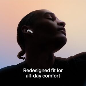 Apple AirPods 4 Wireless Earbuds, Bluetooth Headphones, Personalized Spatial Audio, Sweat and Water Resistant, USB-C Charging Case, H2 Chip, Up to 30 Hours of Battery Life, Effortless Setup For IPhone White - Image 3