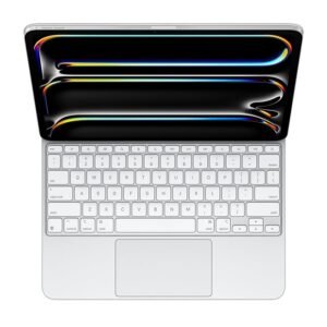 Apple iPad Magic Keyboard for iPad Pro 13-inch (M5 and M4), Great Typing Experience, Built-in Trackpad, Function Row - US English - White