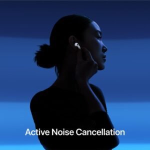 Apple AirPods 4 ANC Wireless Earbuds, Bluetooth Headphones, with Active Noise Cancellation, Adaptive Audio, Transparency Mode, Personalized Spatial Audio, USB-C Charging Case, Wireless Charging, H2 Chip White - Image 3