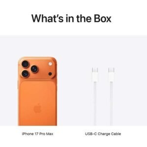 Apple iPhone 17 Pro Max 256 GB (eSIM only) Cosmic Orange 5G With FaceTime - Middle East Version - Image 4